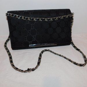 Han Young Collection Evening Bag Black With Chain